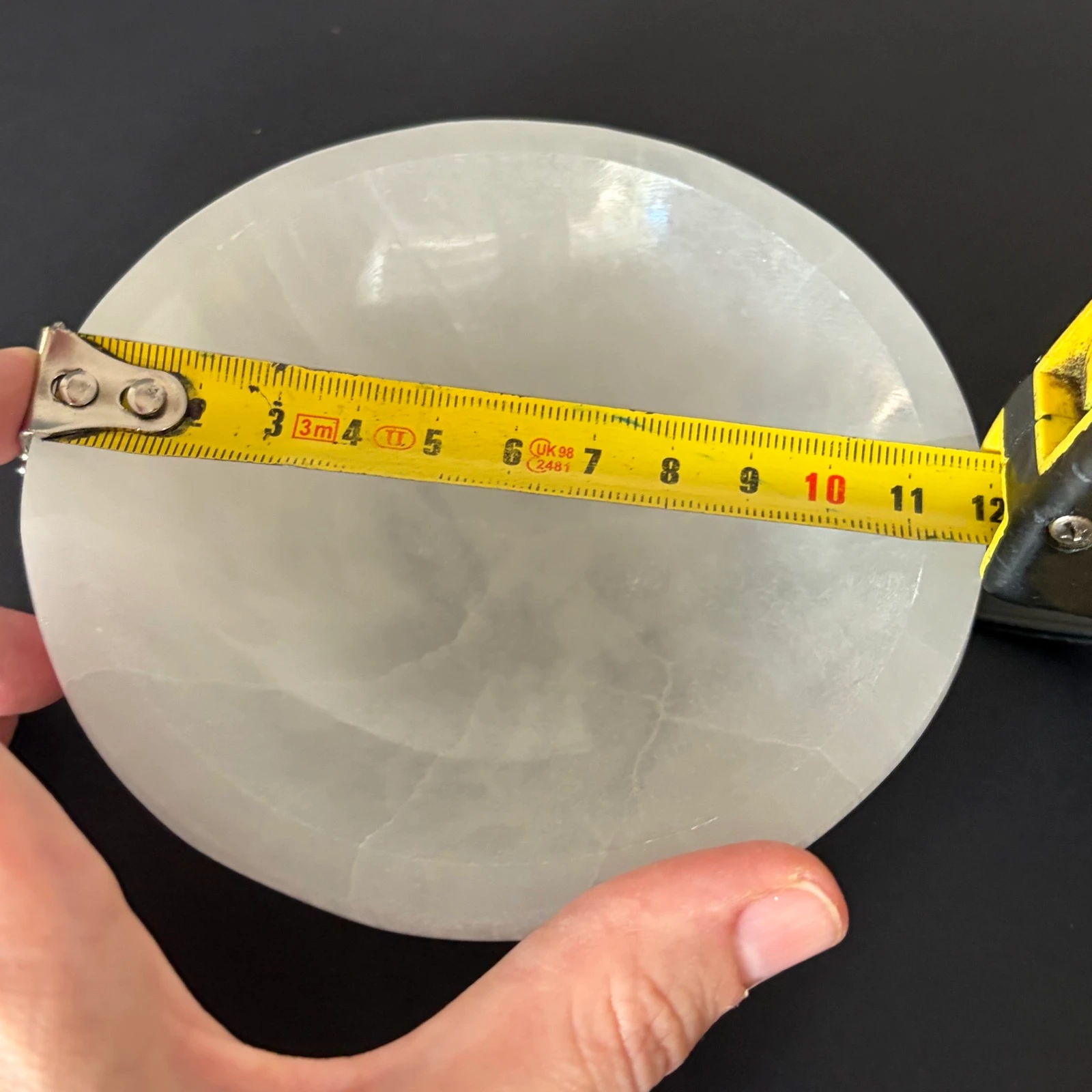 Schotel van Natuurlijk Witte Seleniet | Bord voor Sieraden en Kristallen – photo 4